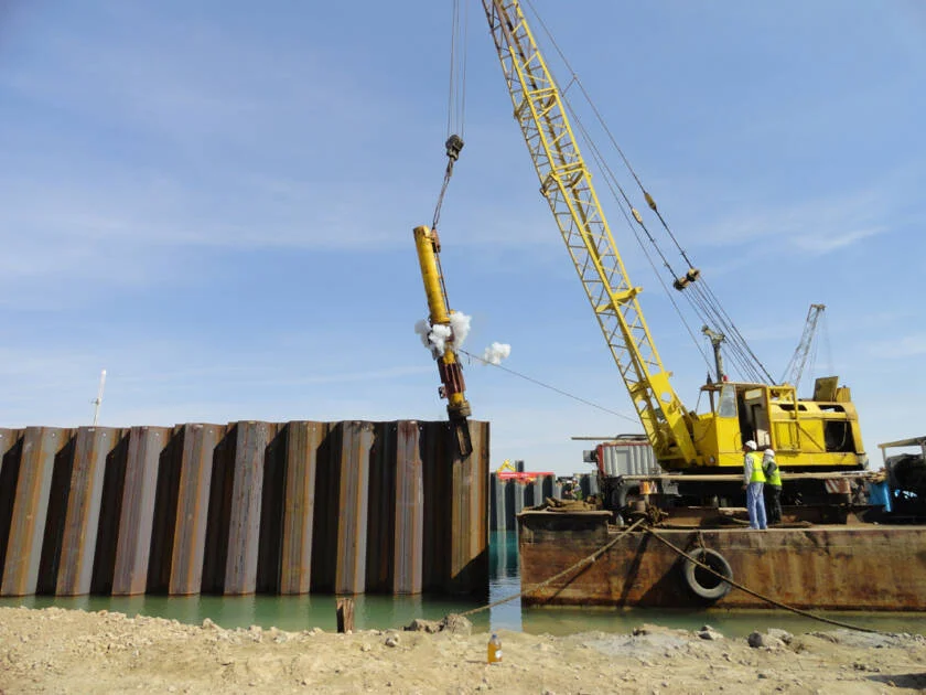Sheet Pile Driving